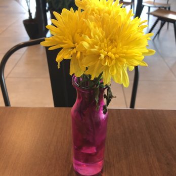 Burger King - a pink vase with yellow flowers - Burgers Near Me - Salisbury, Maryland