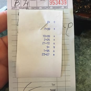 El Palenque - I LOVE how detailed the receipts are. Such transparency is hard to find.. - Mexican Near Me - Noblesville, Indiana