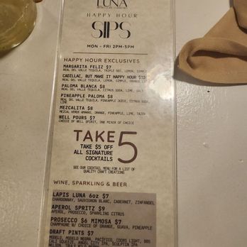 Luna Bistro Cafe - Happy Hour Menu - New American Near Me - Long Beach, California Luna Bistro Cafe - Happy Hour Menu - New American Near Me - Long Beach, California