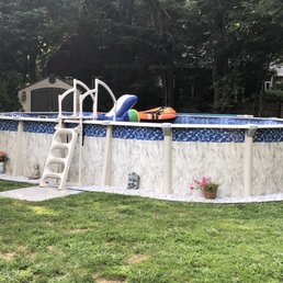 This is after having stone laid down and a border placed by our landscaper. This is after having stone laid down and a border placed by our landscaper.