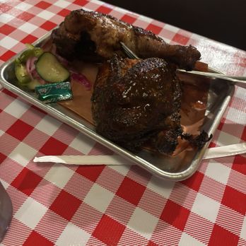 The Barbeque Pit - Just the meat: half chicken - Barbeque Near Me - San Jose, California