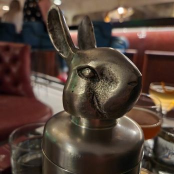 Run For The Roses - Vintage rabbit head shaker - Cocktail Bars Near Me - Denver, Colorado Run For The Roses - Vintage rabbit head shaker - Cocktail Bars Near Me - Denver, Colorado