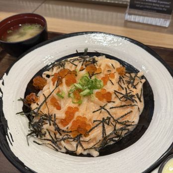 Tendon Kohaku - Mentaiko cream udon - Japanese Near Me - Bellevue, Washington