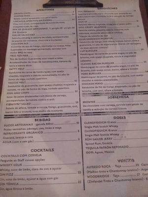 Menu photo 3 BrewDog São Paulo, SP