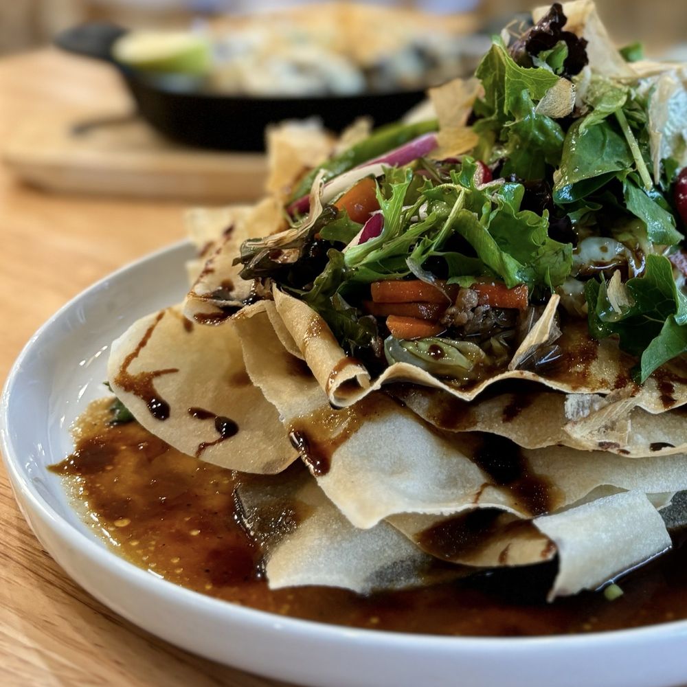 Inda + Mely - Open Face Lumpia w/ ground pork, mixed veggies, fried pastry ($24) - Filipino Near Me - San Bruno, California