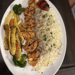 Amalfi Mediterranean Fusion - Chicken Kabob platter