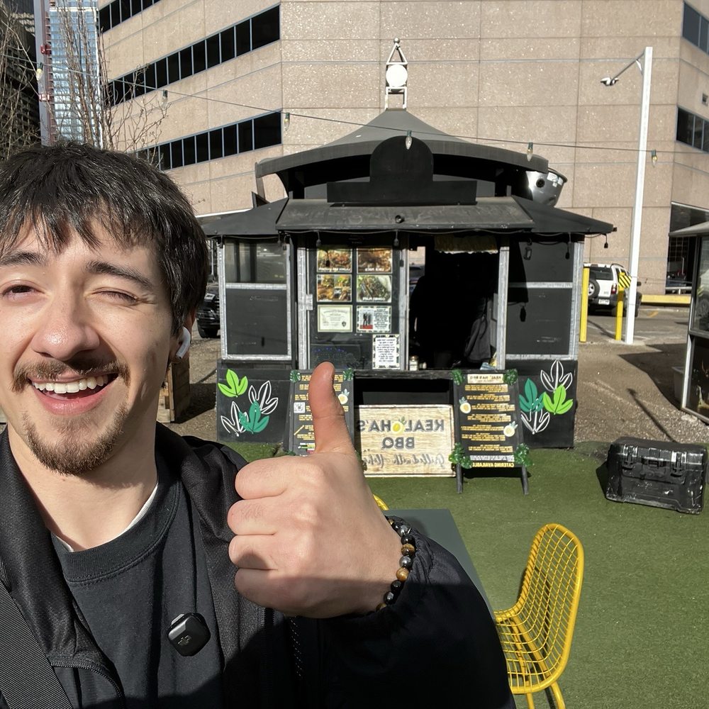 Kealoha's BBQ - a happy customer after their meal - Barbeque Near Me - Denver, Colorado