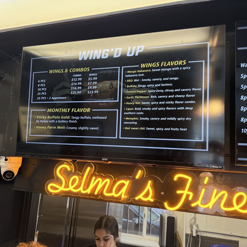 Wing’d Up - Half of the menu - Chicken Wings Near Me - Selma, California Wing’d Up - Half of the menu - Chicken Wings Near Me - Selma, California