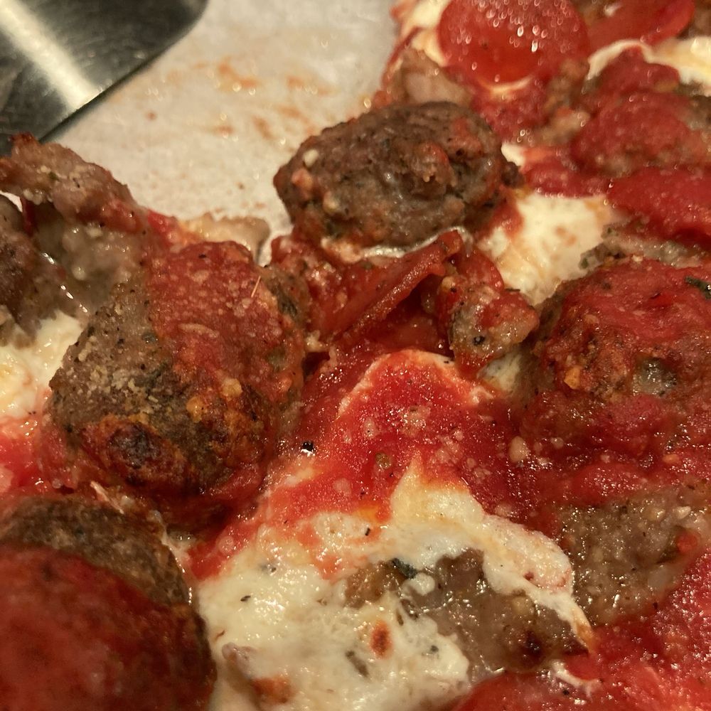Grimaldi's Pizzeria - Burnt sausage - Pizza Near Me - Sparks, Nevada Grimaldi's Pizzeria - Burnt sausage - Pizza Near Me - Sparks, Nevada