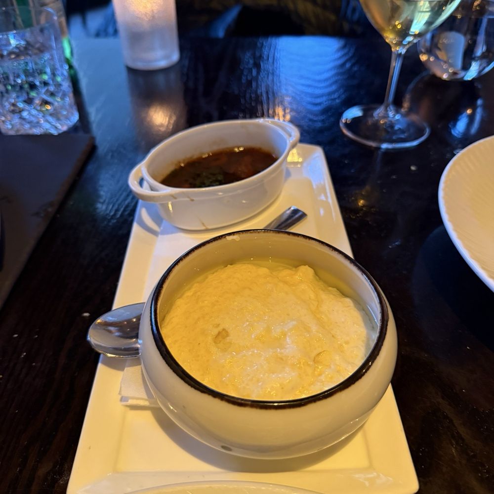 Scarpetta - Polenta with mushroom fricasee - Italian Near Me - Las Vegas, Nevada Scarpetta - Polenta with mushroom fricasee - Italian Near Me - Las Vegas, Nevada