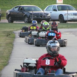Sugar River Raceway - The zoom lens makes the straight look short. 50 MPH here!
