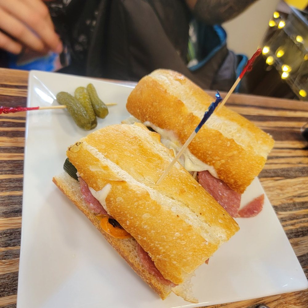 Lublu Bakery & Cafe - Salami and ratatouille sandwich - Bakeries Near Me - Boca Raton, Florida