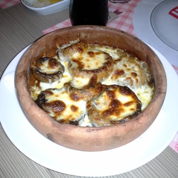 Friends Cafe - Mushrooms stuffed with cheddar cheese...yummy!!! - Cafes Near Me - Adana, 01