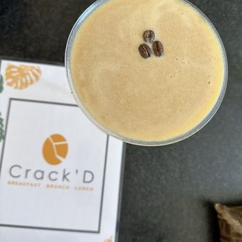 Crack'D Brunch - Cold Brew Martini - Breakfast & Brunch Near Me - New Orleans, Louisiana Crack'D Brunch - Cold Brew Martini - Breakfast & Brunch Near Me - New Orleans, Louisiana