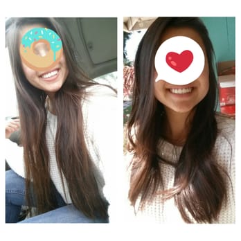 Bebe Salon - About 6 inches, lots of combing/brushing and cut! Great work Tai. - Hair Stylists Near Me - Garden Grove, California