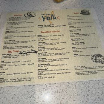Uptown Yolk - Menu - Southern Near Me - Charlotte, North Carolina Uptown Yolk - Menu - Southern Near Me - Charlotte, North Carolina