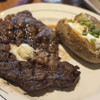 Saltgrass Steak House - Juiciest steak ever with a loaded baked potato. - Steakhouses Near Me - Laughlin, Nevada Saltgrass Steak House - Juiciest steak ever with a loaded baked potato. - Steakhouses Near Me - Laughlin, Nevada