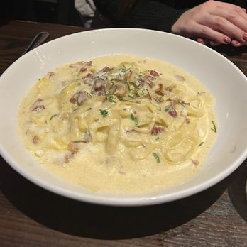 Cafe Luna - Fettucine Carbonara - Italian Near Me - Old Bridge, New Jersey