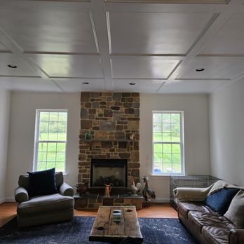 Bender's Painting - From dark grey to a open and airy west highland white with Chantilly lace trim - Painters Near Me Bender's Painting - From dark grey to a open and airy west highland white with Chantilly lace trim - Painters Near Me