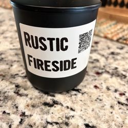 South of Here - Rustic Fireside candle for a beautiful fall evening sipping hot cocoa under the starlight sitting by a beautiful fire.