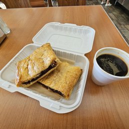 Guayaba pastry and cafecito