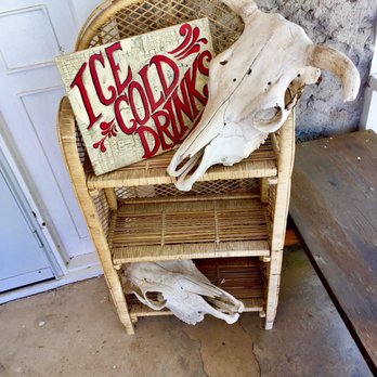 Annies Little Sure Shot - Entry decor at Annie's - Coffee & Tea Near Me - Lincoln, New Mexico