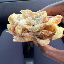 Barely visible paper-thin chicken Pattie Barely visible paper-thin chicken Pattie