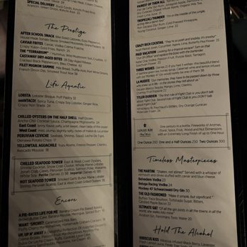The Green Room - Menu - Cocktail Bars Near Me - Burbank, California