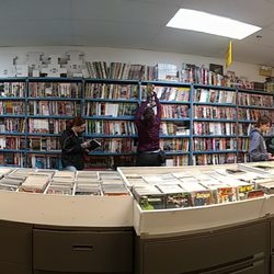 Wonderland Comics - Come in and shop our extensive selections of trade paperbacks and back issues! (Taken in June 2019)
