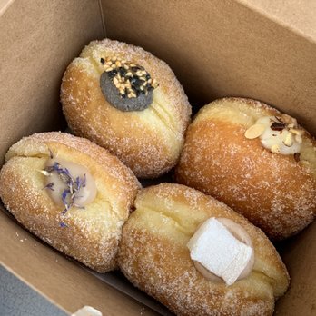 The Flour Box - September flavors: black sesame, almond tofu, red bean, jasmine milk tea - Bakeries Near Me - Seattle, Washington The Flour Box - September flavors: black sesame, almond tofu, red bean, jasmine milk tea - Bakeries Near Me - Seattle, Washington