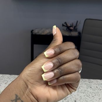 N&D Nails Spa - Fresh builder gel set on natural nails. Color 351- eucalyptus - Nail Technicians Near Me - Richmond, Texas N&D Nails Spa - Fresh builder gel set on natural nails. Color 351- eucalyptus - Nail Technicians Near Me - Richmond, Texas