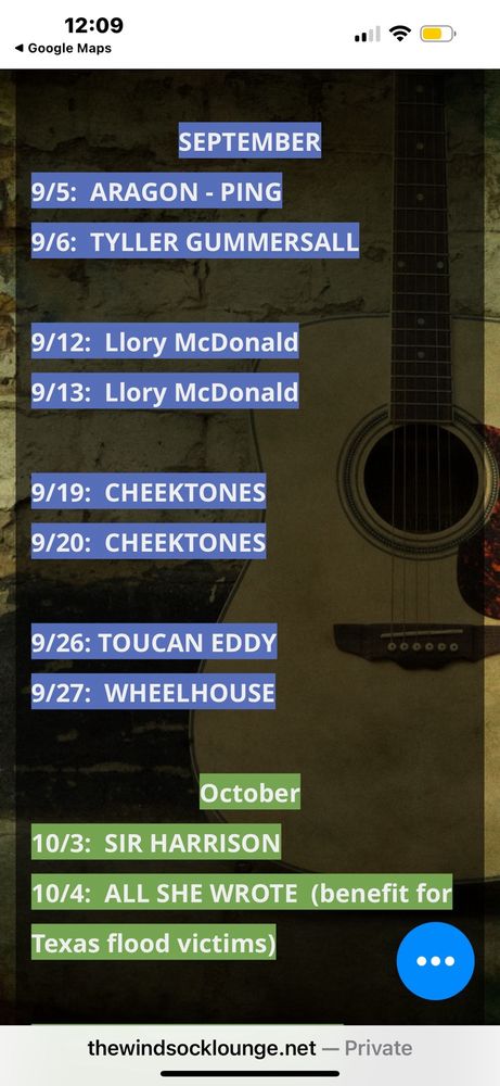 Social spots from The Windsock