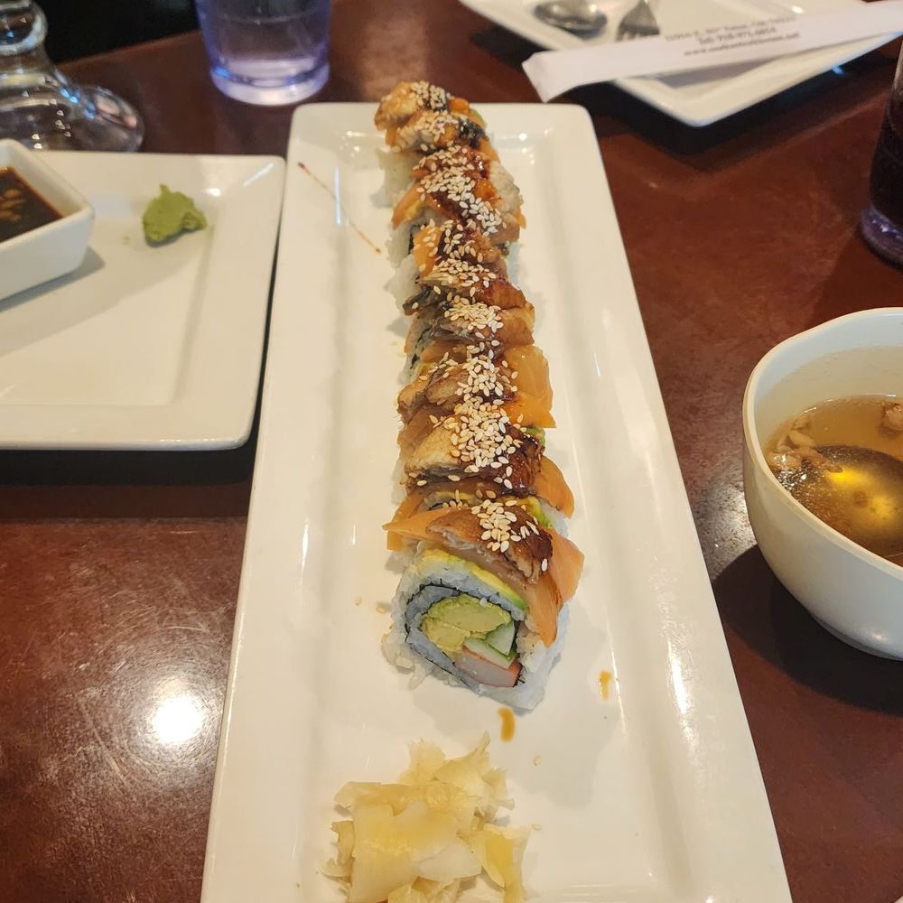 Osaka - Rainbow roll. Pretty tasty! - Japanese Near Me - Tulsa, Oklahoma Osaka - Rainbow roll. Pretty tasty! - Japanese Near Me - Tulsa, Oklahoma