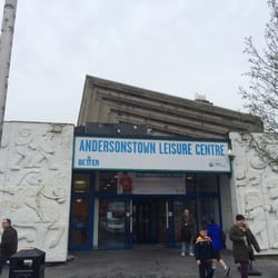 Andersonstown Leisure Centre - Stopping in for some Garlic in the big hall