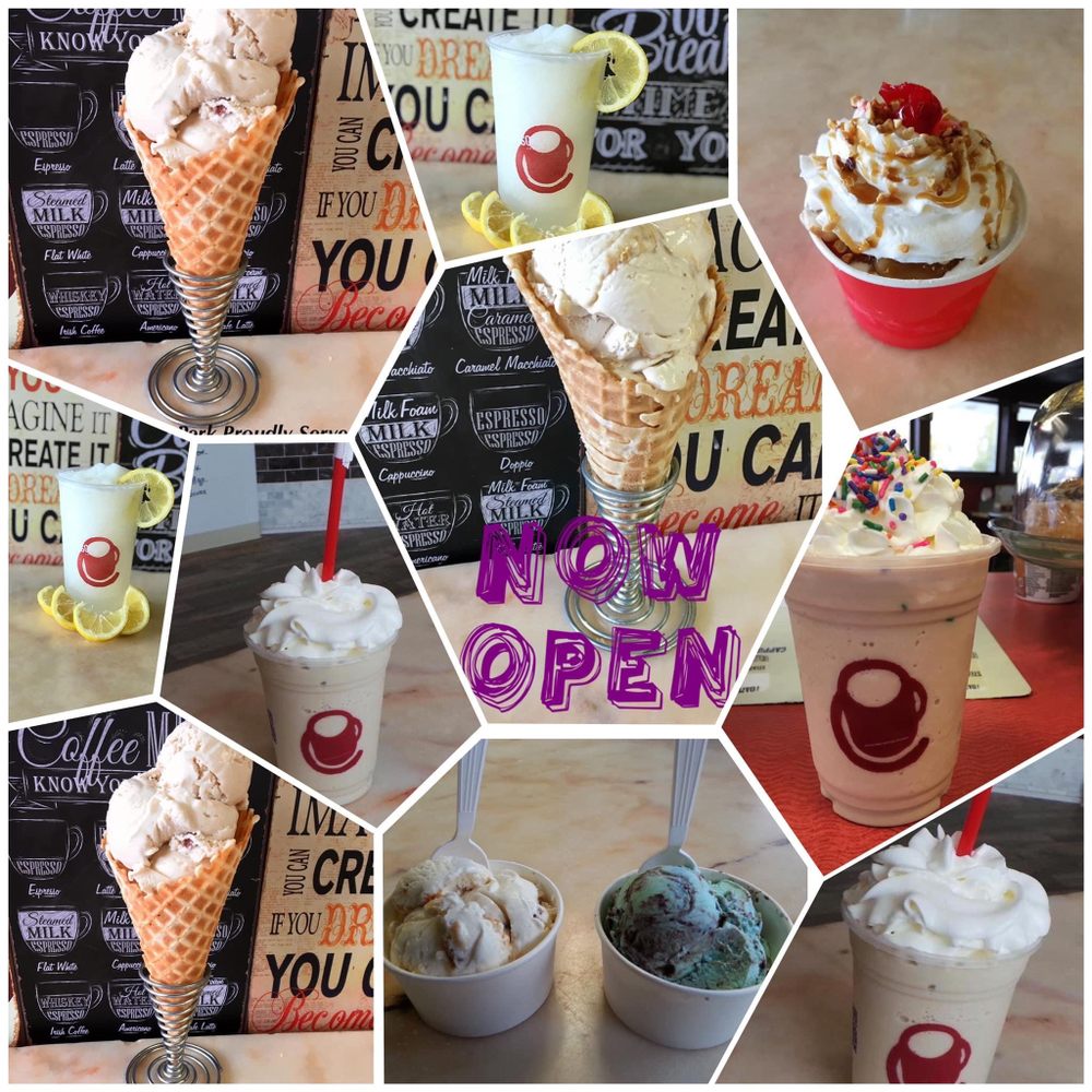 Elizabeth Perk Coffee & Ice Cream Logo