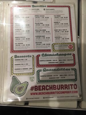 Menu photo 1 Beach Burrito Company Cronulla, NSW Menu photo 1 Beach Burrito Company Cronulla, NSW