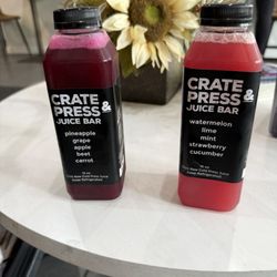 Crate & Press Juice Bar - Punch & summer mojito