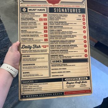 Slapfish - Menu - Seafood Near Me - Lehi, Utah Slapfish - Menu - Seafood Near Me - Lehi, Utah