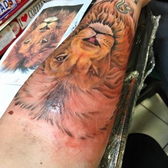 Deville Tattoo - Lion - Tattoo Near Me - San Diego, California