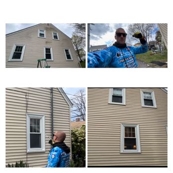 HiCleaners - Exterior house washing in Quincy, MA. Please see videos here: https://www.youtube.com/channel/UCQWjLSnAgXWVgSSc9nmHvgQ - Window Washing Near Me