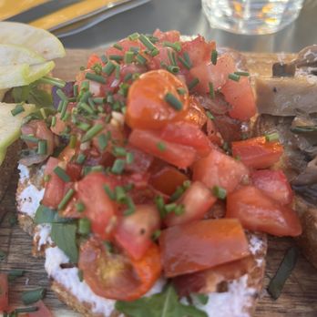 Postino Broadway - Burrata, Bacon, Arugala, & Tomato Bruschetta - Wine Bars Near Me - Denver, Colorado Postino Broadway - Burrata, Bacon, Arugala, & Tomato Bruschetta - Wine Bars Near Me - Denver, Colorado