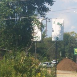 Hixson Driving Range - This is literally their sign on Middle Valley Road as you come up Hixson Pike. It's not much(pun intended).