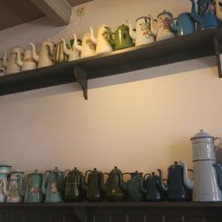 De Koffiepot - Just a small part of the collection of coffee pots on display