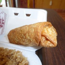 Main House - Egg roll in a dinner combo.