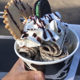 Mint Chocolate Rolled Ice Cream