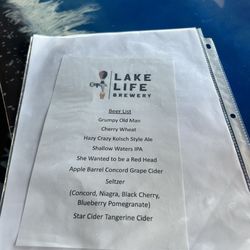 Lake Life Brewery - Beer list