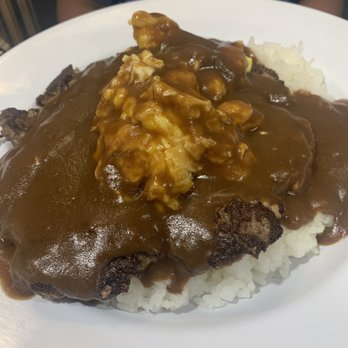 Aloha Specialties - Loco loco with scrambled eggs - Hawaiian Near Me - Las Vegas, Nevada Aloha Specialties - Loco loco with scrambled eggs - Hawaiian Near Me - Las Vegas, Nevada