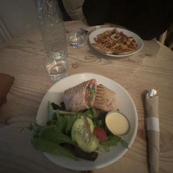 Eat Real Cafe - pasta and vegan wrap much - Cafes Near Me - Newhall, California