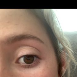 The Brow Smith - As you can see the time stamp this is 24 hours after my "lash lift" 4 days before my wedding....