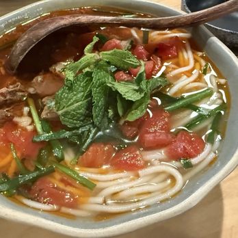 Jun Bistro - Braised Angus Beef Rice Noodle - Chinese Near Me - Milpitas, California Jun Bistro - Braised Angus Beef Rice Noodle - Chinese Near Me - Milpitas, California